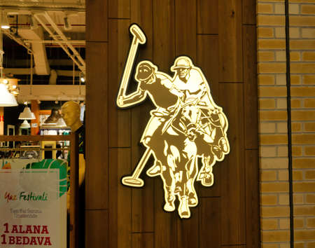 Shop US Polo Assn. in the Mall. Company logo.のeditorial素材