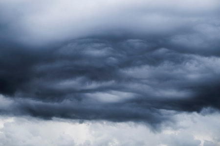 Storm black cloud incorporation background