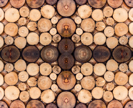 Wood log brown overlay pattern backgroundの写真素材