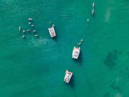 Beautiful artificial bouquet flowers ornamental background. Retro toneの写真素材
