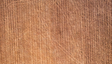 Brown striped cultivated soil texture agricultural background