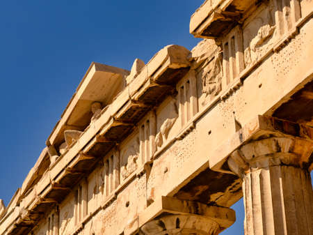 Athens, Greece - May 5, 2022 - The Parthenon, Acropolis ruin, Athensのeditorial素材