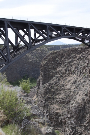 High Bridge at Crooked River Ranch, Oregonの写真素材