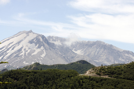 Photo taken at Mount Saint Helens National Volcanic Monument, Washington.の写真素材