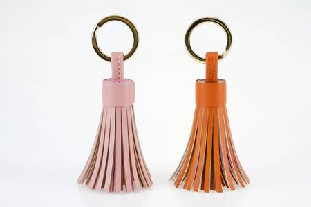 Polyurethane-coated PU Leather Keychainの写真素材