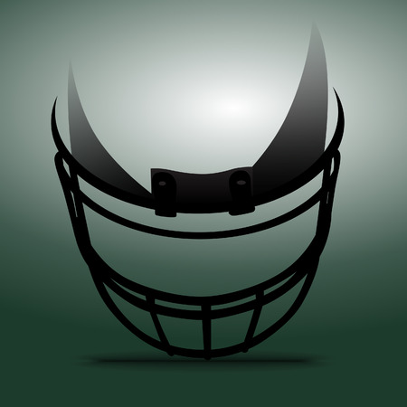 American Football Helmetのイラスト素材