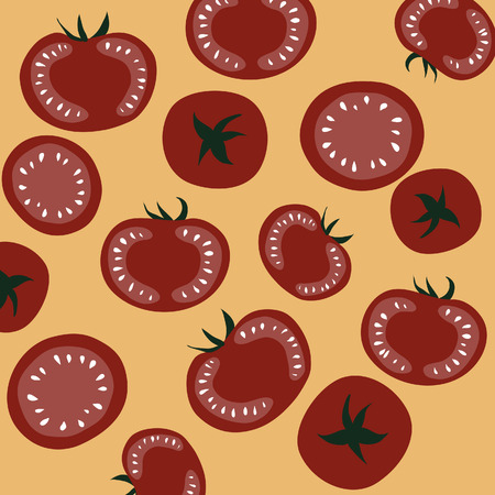 Red Ripe Tomatoesのイラスト素材