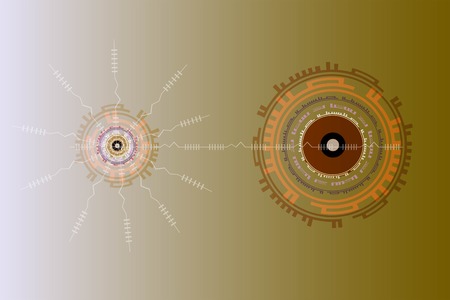 abstract  brown  background  communicationのイラスト素材