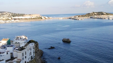 Landscape in Ibizaの写真素材