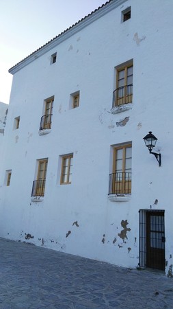 Old building in Ibizaの写真素材