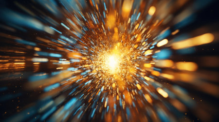 Abstract of speed motion in space. Abstract of speed motion in space. created using generative AI toolsの素材