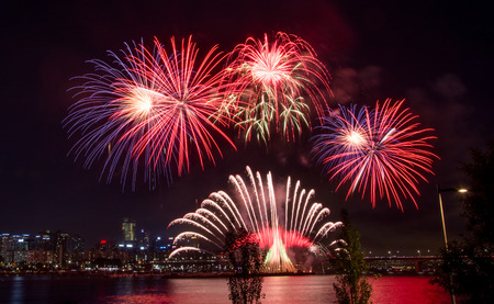 fireworksの写真素材