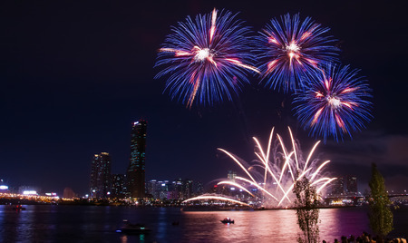 fireworksの写真素材