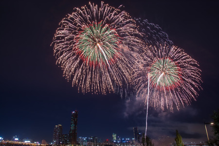 fireworksの写真素材