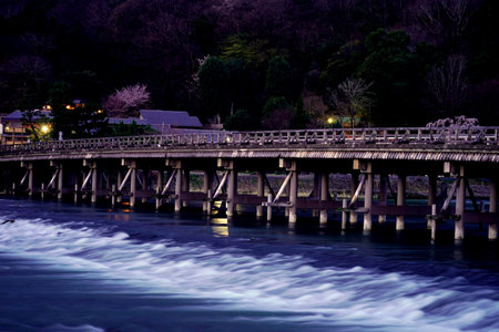 Shirakawa-go at night.の写真素材