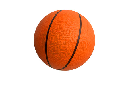 Basketball on white background,sport basketballの写真素材