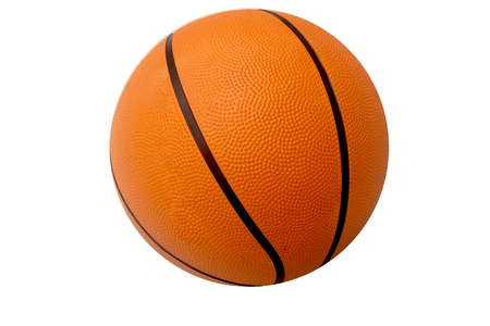 Basketball on white background,sport basketballの写真素材