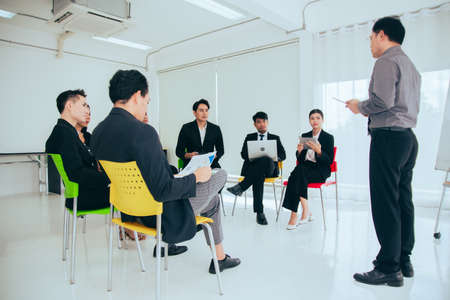 business team meeting Seminar in the meeting roomの写真素材