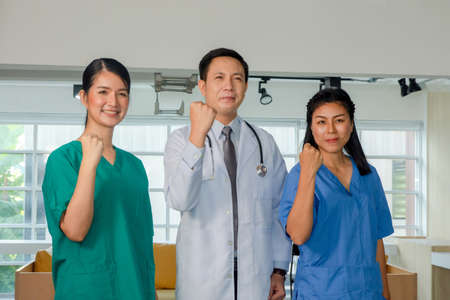 Teamwork Doctor in hospital  Professional for healthy care , Team Surgeon take careの写真素材