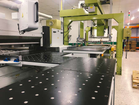 Machine equipment in production process factory industrialの写真素材