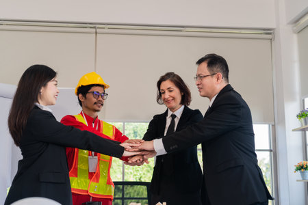 teamwork business team success together showの写真素材