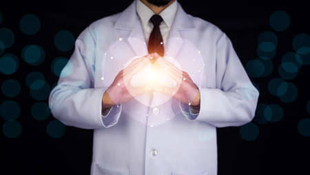 Doctor healthcare patient hospital conceptの写真素材