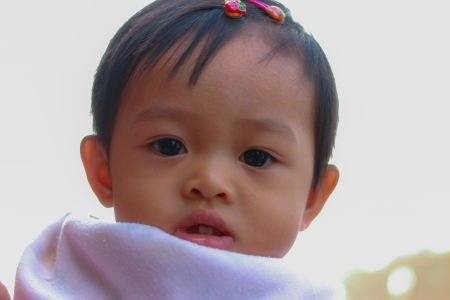 Kid smileの写真素材