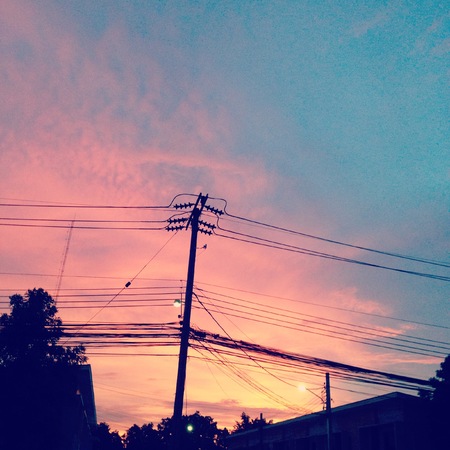 Sunset sky の写真素材