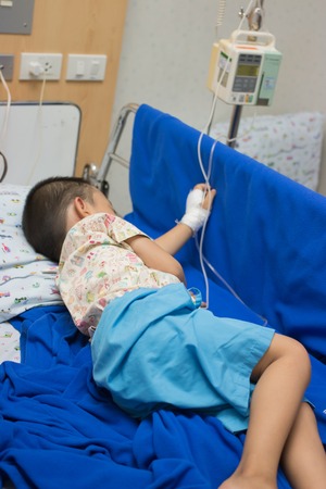 Children in hospitalの写真素材