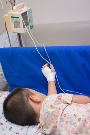 Children in hospitalの写真素材