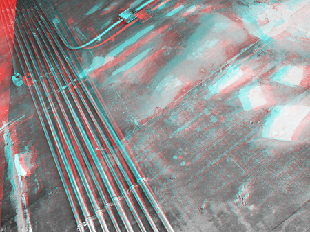 Abstract glitch photocopy texture background.の写真素材