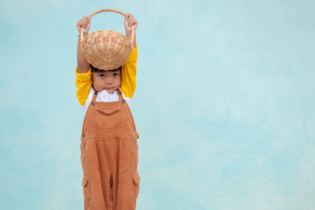 Little asian child.の写真素材