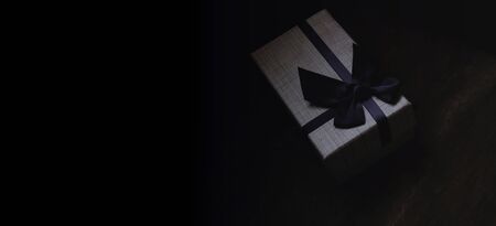 Black Friday Sale. Banner, poster, logo on dark background.の写真素材