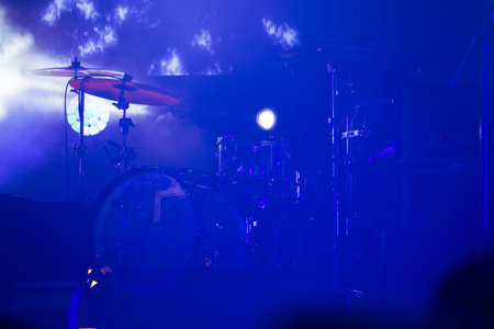 Musical instruments on the concert stage