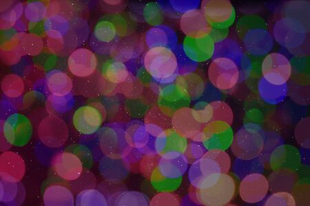 The night sky, stars, milky way and beautiful bokeh.の写真素材