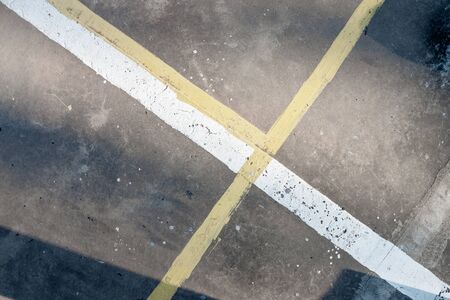 Grunge outdoor polished concrete texture with colored lines, Cement and concrete texture for pattern and background, stucco grunge, cement or concrete floor.の写真素材