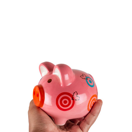 Piggy bank on a white background
Financial conceptの写真素材