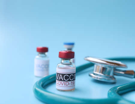 COVID-19 vaccines. The world is in the midst of a COVID-19 pandemic.の写真素材