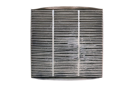 Dirty car air filters, should be maintained for fresh air.