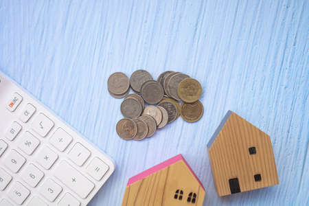Concept for home loan, real estate and home designの写真素材