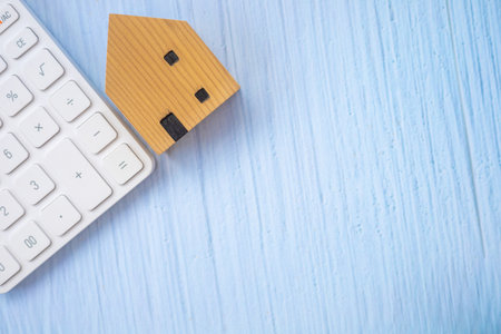 Concept for home loan, real estate and home designの写真素材