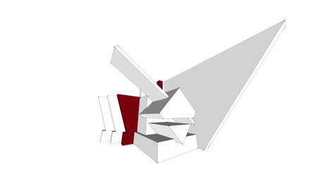 Abstract sketch, Architectural ,Construction ,Wireframeの写真素材