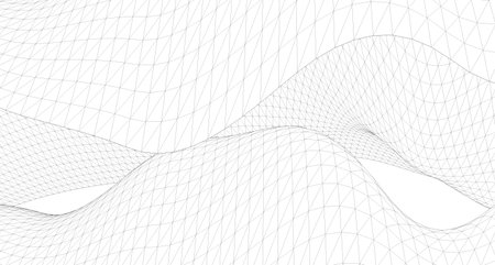 Geometric background, Abstract sketch, Architectural ,Construction ,Wireframeの写真素材