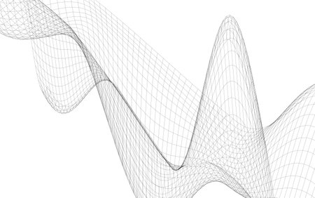 Abstract architectural drawing. Geometric background, Illustration.の写真素材