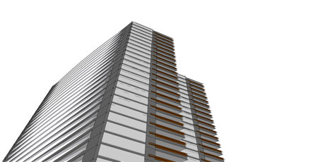 Abstract sketch, Architectural ,Construction ,Wireframeの写真素材