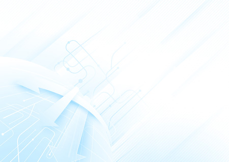 Abstract blue and white  technology concept  backgroundのイラスト素材