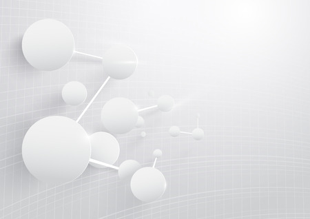Abstract DNA molecules structure in white tone backgroundのイラスト素材