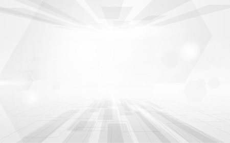 Abstract technology digital hi tech geometric concept background. Space for your textのイラスト素材