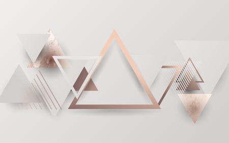 Abstract modern triangles trendy. Retro and minimal style textureのイラスト素材