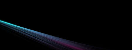 Abstract Colorful Lines Glowing Virtual Technology Background. Vector Illustrationのイラスト素材